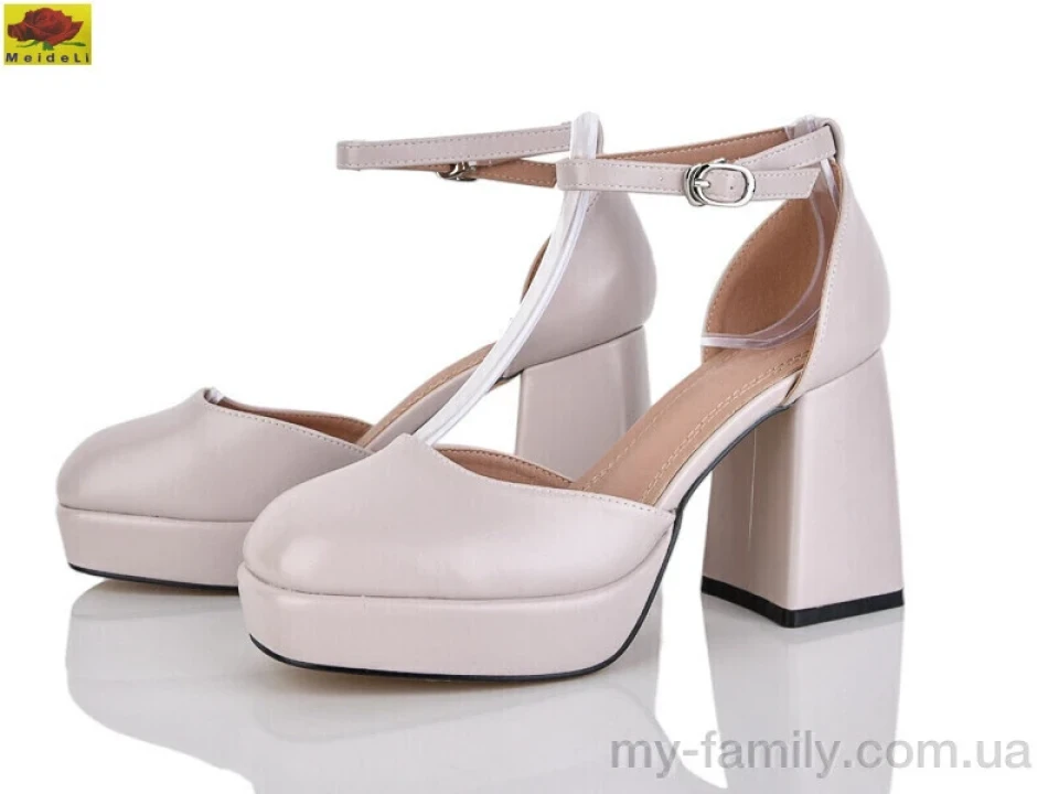 Туфлі штучна шкіра бежевий жінки -, Туфлі жіночі оптом