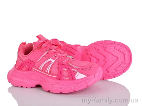 Кросівки штучна шкіра-текстиль рожевий діти дівчинка, Дитячі кросівки оптом