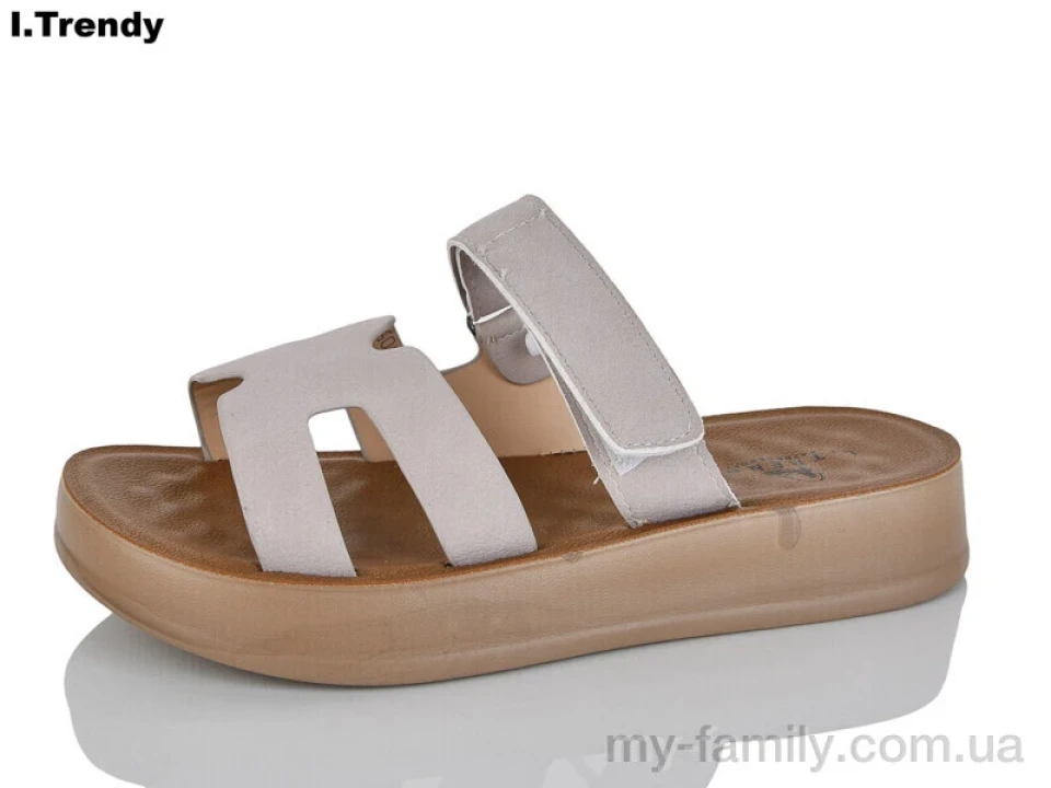 Шльопанці штучний нубук бежевий жінки -, Жіночі шльопанці оптом