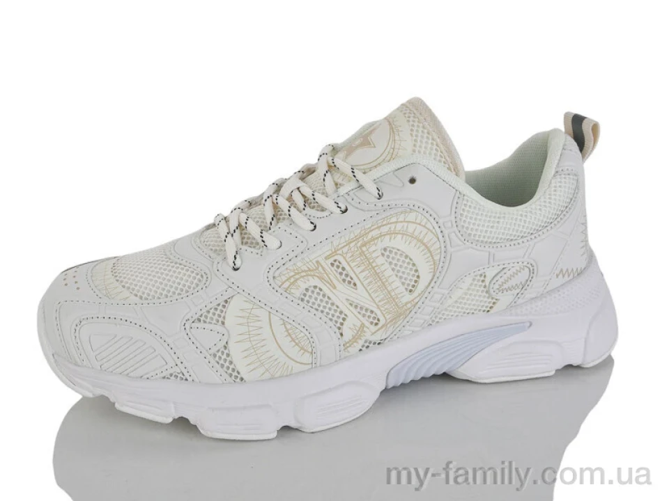 Кросівки штучна шкіра-текстиль бежевий жінки -, Жіночі кросівки оптом