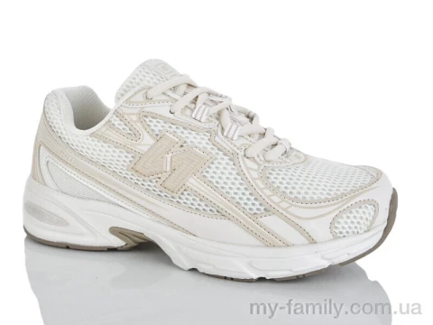Кроссовки искусственная кожа-текстиль бежевый женщины -, Женские кроссовки оптом