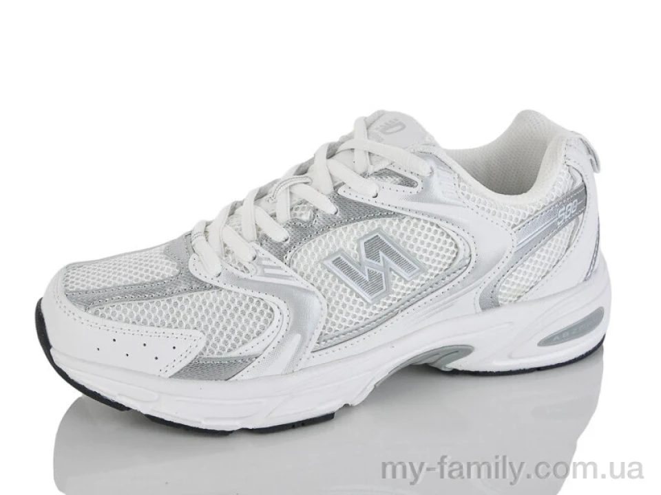 Кросівки штучна шкіра-текстиль білий жінки -, Жіночі кросівки оптом