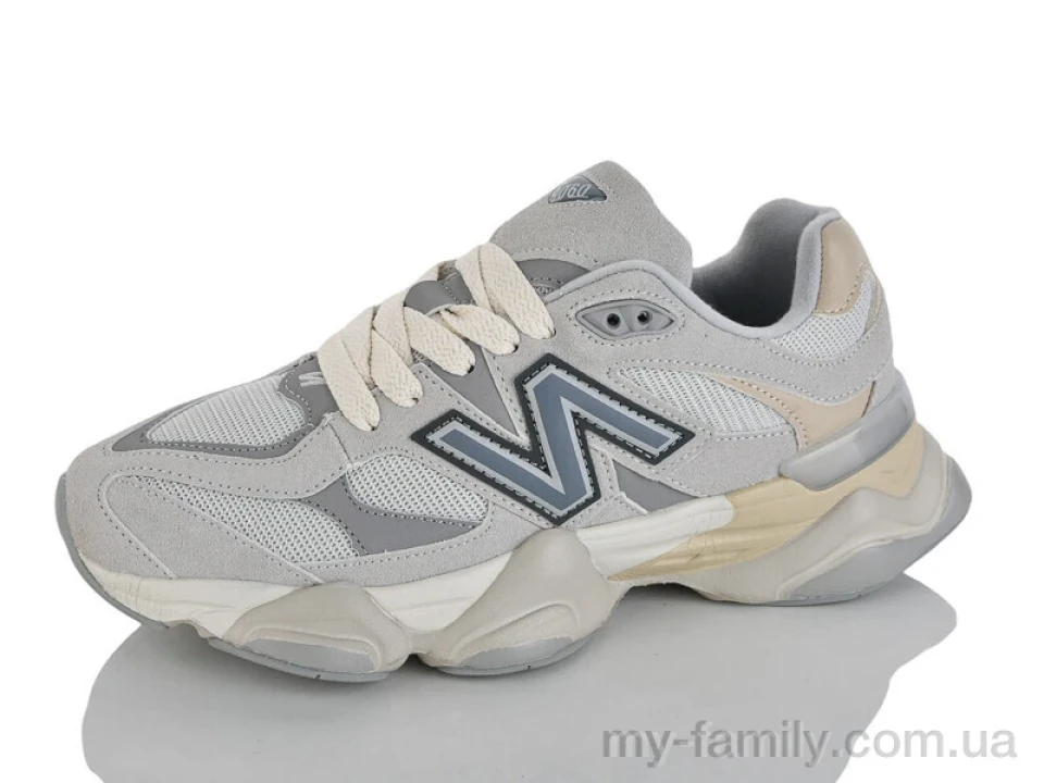 Кросівки штучна замша-текстиль сірий жінки -, Жіночі кросівки оптом