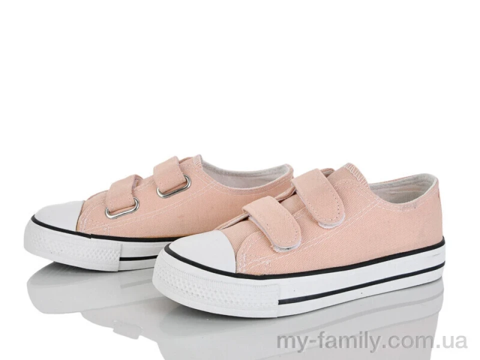 Кеди текстиль-гума рожевий діти дівчинка, Взуття оптом діти