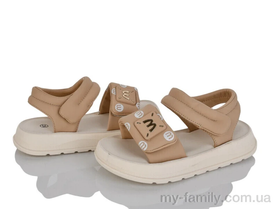 Босоніжки штучна шкіра коричневий діти дівчинка, Взуття оптом діти