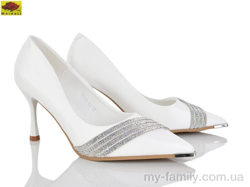 Туфлі штучна шкіра білий жінки -, Туфлі жіночі оптом