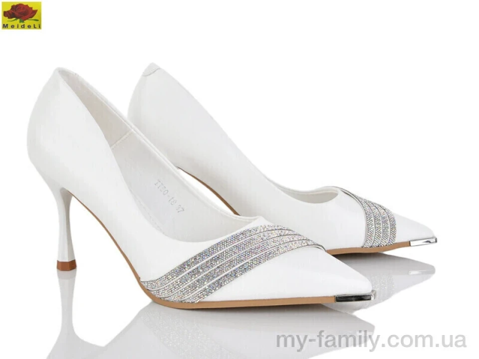 Туфлі штучна шкіра білий жінки -, Туфлі жіночі оптом