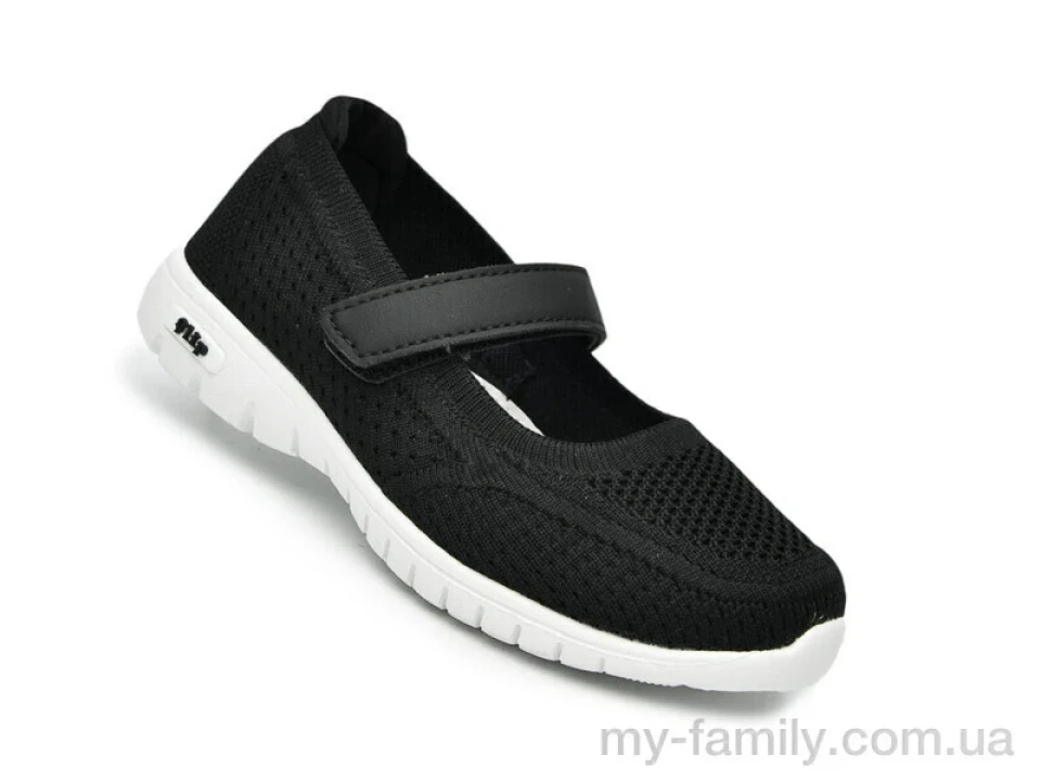 Туфлі текстиль чорний діти дівчинка, Дитячі туфлі оптом