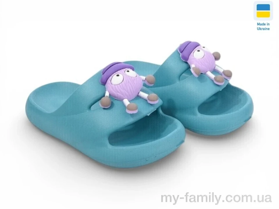 Шльопанці піна блакитний діти дівчинка, Дитячі шльопанці оптом