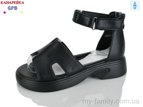 Босоніжки штучна шкіра чорний діти дівчинка, Взуття оптом діти