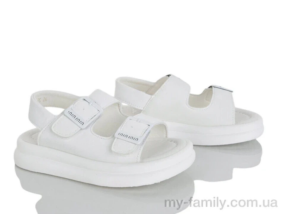 Босоніжки штучна шкіра білий діти дівчинка, Взуття оптом діти