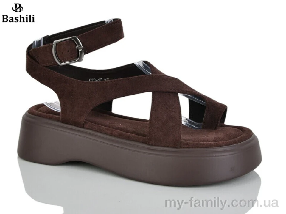 Босоніжки штучна замша коричневий жінки дівчинка, Жіночі босоніжки оптом