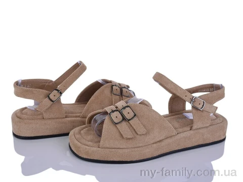 Босоніжки штучна замша бежевий жінки -, Жіночі босоніжки оптом