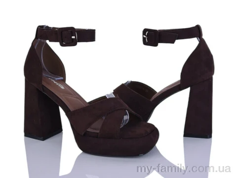 Босоніжки штучна замша коричневий жінки -, Жіночі босоніжки оптом