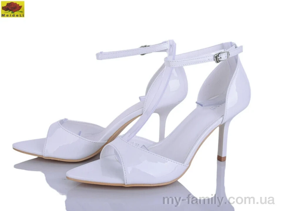 Босоніжки штучний лак білий жінки -, Жіночі босоніжки оптом