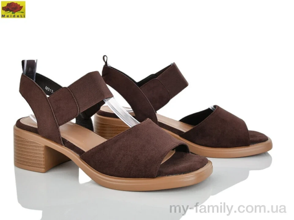 Босоніжки натуральна замша коричневий жінки -, Жіночі босоніжки оптом