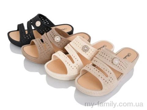 Шльопанці пвх мікс жінки -, Жіночі шльопанці оптом