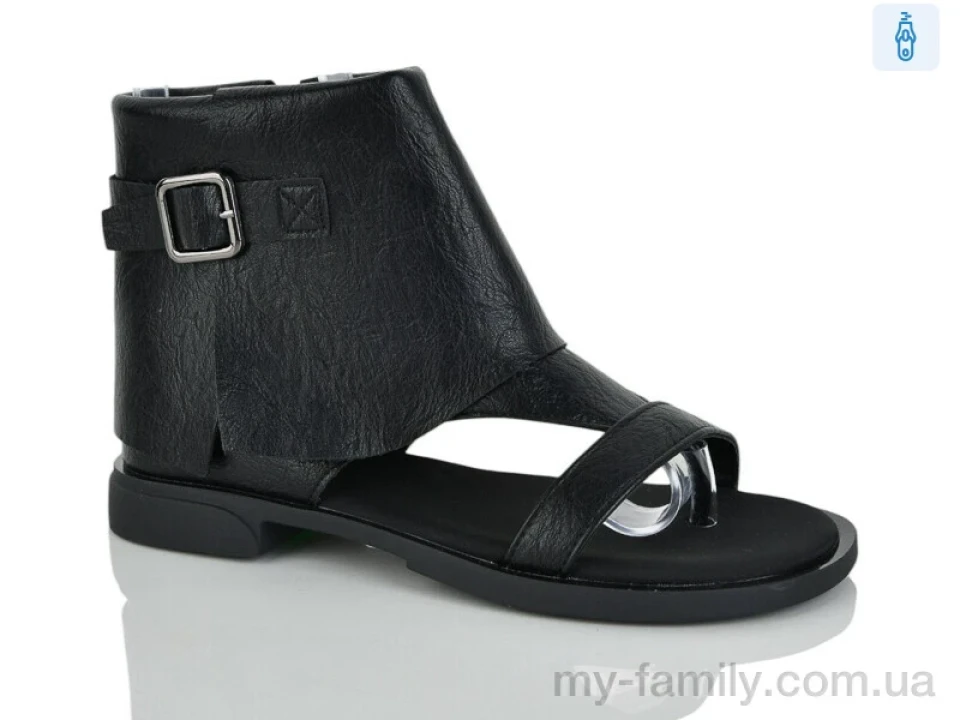 Босоніжки штучна шкіра чорний жінки -, Жіночі босоніжки оптом