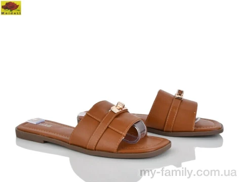 Шлепки искусственная кожа коричневый женщины -, Женские шлепки оптом