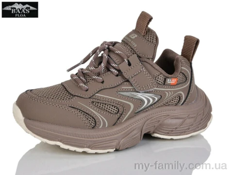 Кросівки штучна шкіра-текстиль коричневий діти унісекс, Дитячі кросівки оптом