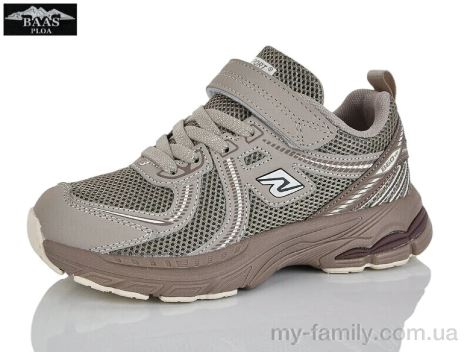 Кросівки штучна шкіра-текстиль хакі діти унісекс, Дитячі кросівки оптом