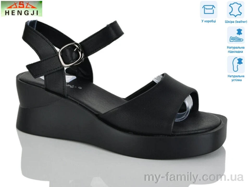 Босоніжки натуральна шкіра чорний жінки -, Жіночі босоніжки оптом