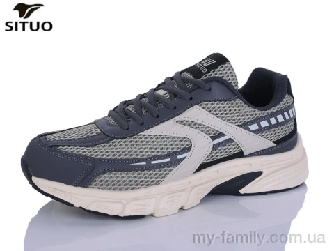 Кросівки штучна шкіра-текстиль сірий чоловіки -, Чоловічі кросівки оптом