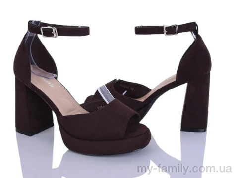 Босоніжки штучна замша коричневий жінки -, Жіночі босоніжки оптом