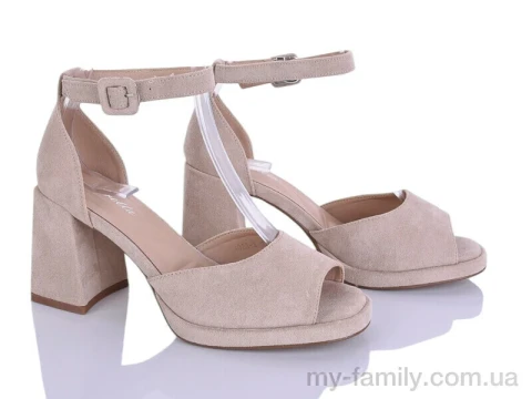 Босоніжки штучна замша бежевий жінки -, Жіночі босоніжки оптом