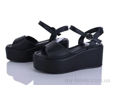 Босоніжки штучна шкіра чорний жінки -, Жіночі босоніжки оптом