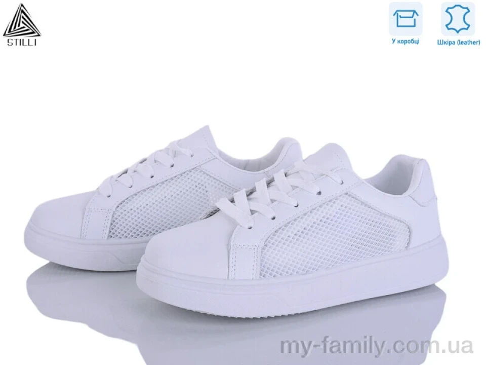Кросівки натуральна шкіра-текстиль білий жінки -, Жіночі кросівки оптом