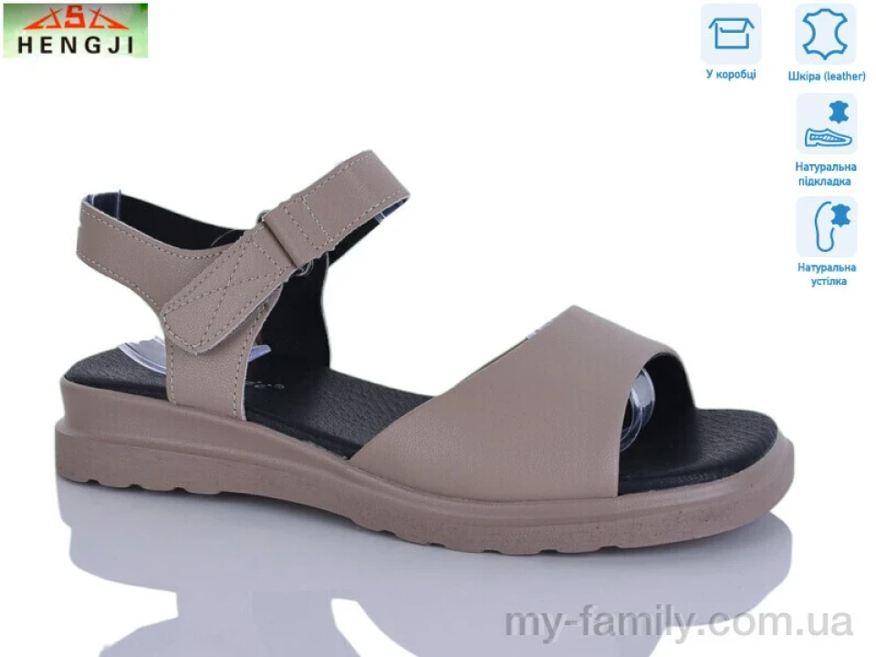 Босоніжки натуральна шкіра коричневий жінки -, Жіночі босоніжки оптом