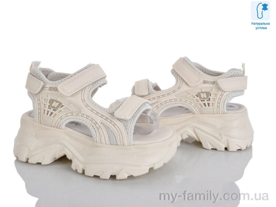 Босоніжки штучна шкіра-текстиль бежевий діти дівчинка, Взуття оптом діти