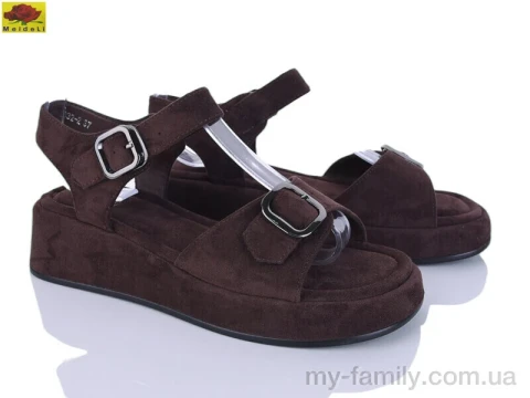 Босоножки искусственная замша коричневый женщины -, Женские босоножки оптом