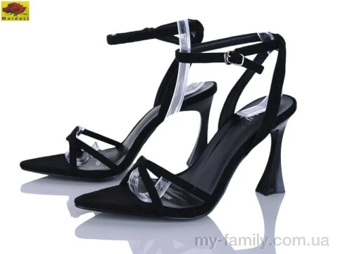 Босоніжки штучна замша чорний жінки -, Жіночі босоніжки оптом