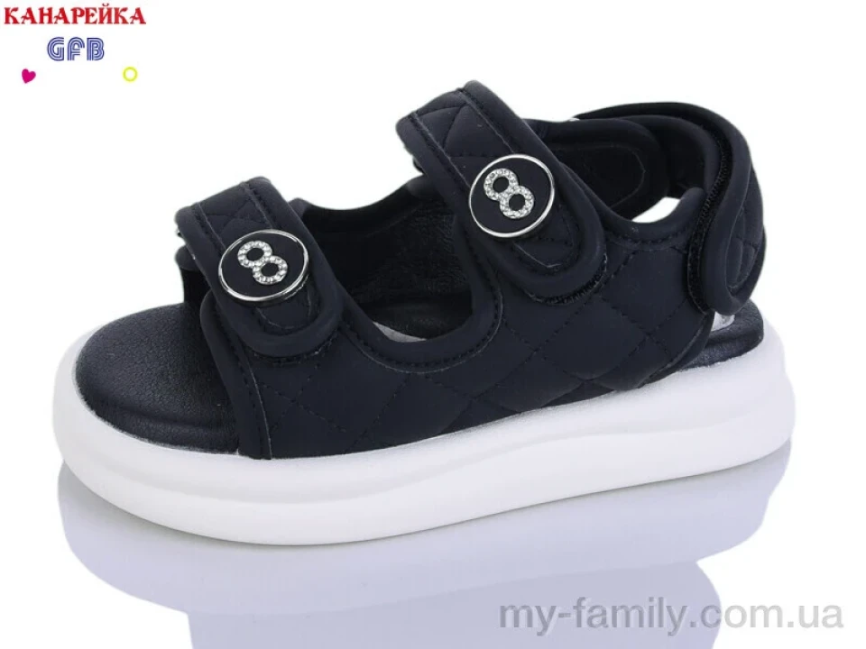 Босоніжки штучна шкіра чорний діти дівчинка, Взуття оптом діти