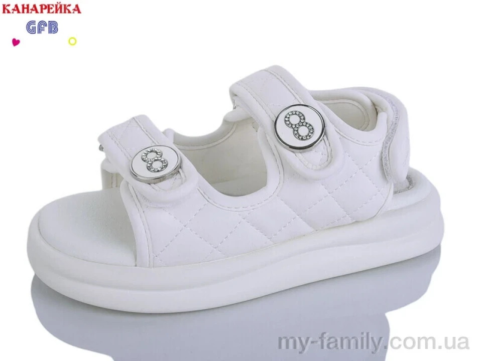 Босоніжки штучна шкіра білий діти дівчинка, Взуття оптом діти