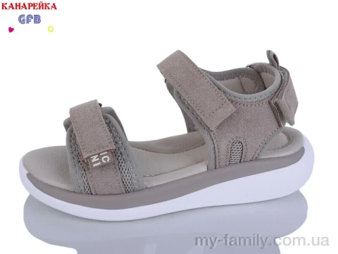 Босоніжки штучна замша-текстиль бежевий діти дівчинка, Взуття оптом діти