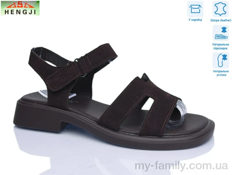 Босоніжки натуральна замша коричневий жінки -, Жіночі босоніжки оптом