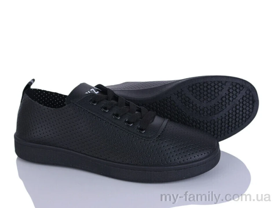 Кросівки штучна шкіра чорний жінки -, Жіночі кросівки оптом