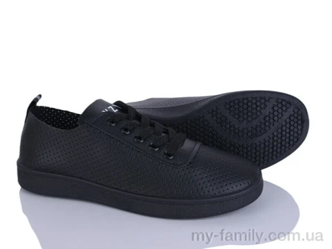 Кросівки штучна шкіра чорний жінки -, Жіночі кросівки оптом