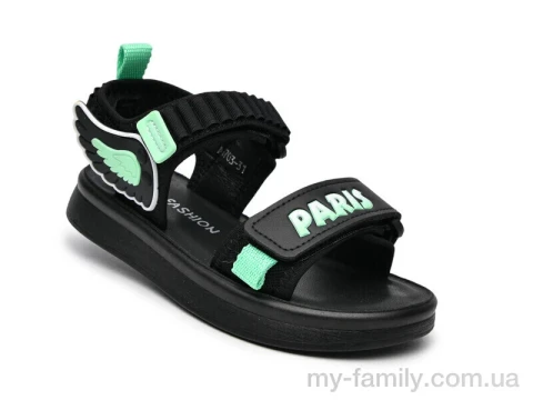 Босоніжки текстиль чорний діти дівчинка, Взуття оптом діти