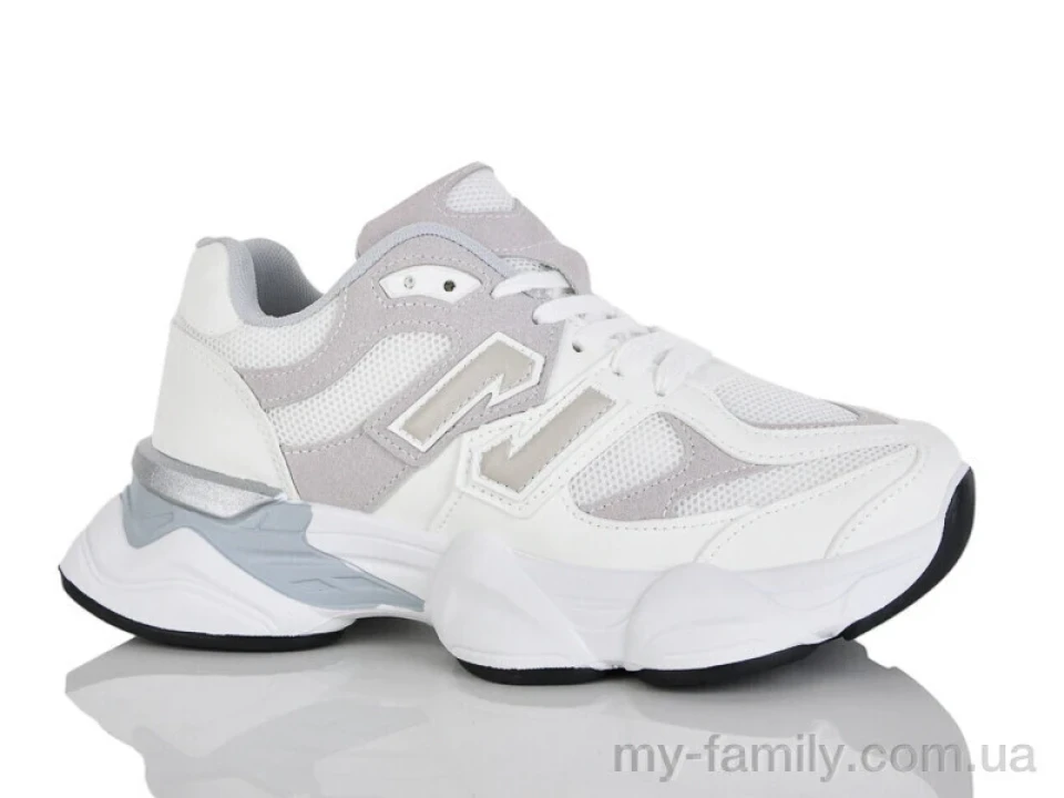 Кросівки штучна шкіра-текстиль білий жінки -, Жіночі кросівки оптом