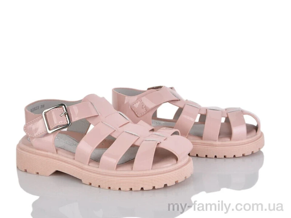 Босоніжки штучний лак рожевий діти дівчинка, Взуття оптом діти