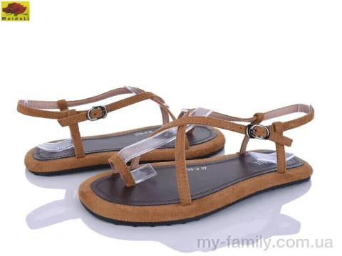 Босоніжки штучна замша camel жінки -, Жіночі босоніжки оптом