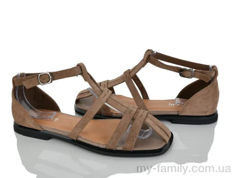 Босоніжки штучна замша коричневий жінки -, Жіночі босоніжки оптом