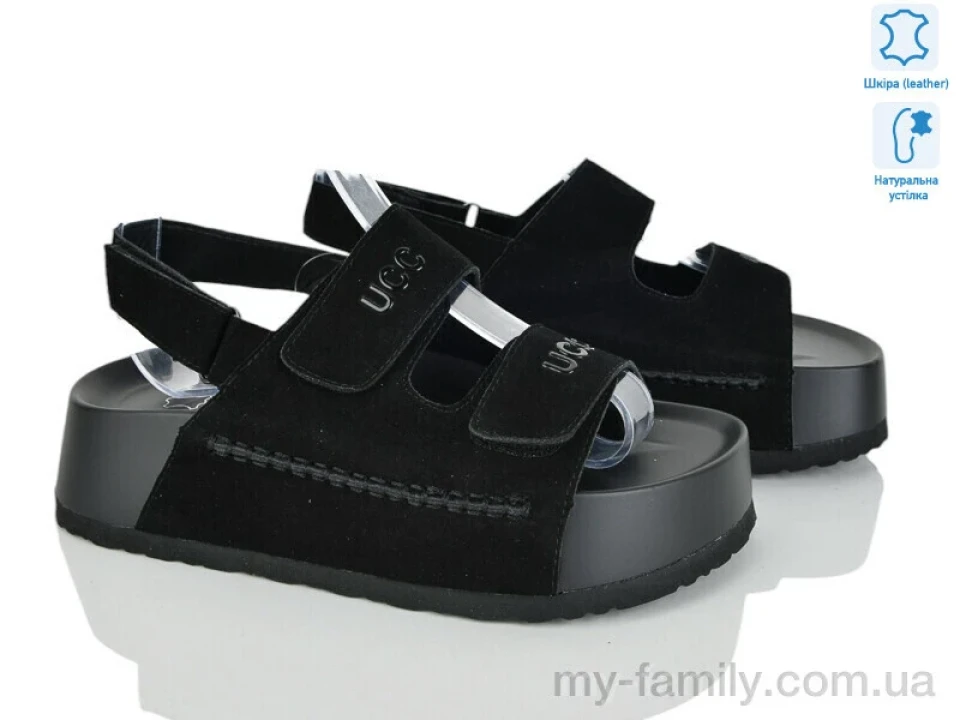 Босоніжки натуральна замша чорний жінки -, Жіночі босоніжки оптом