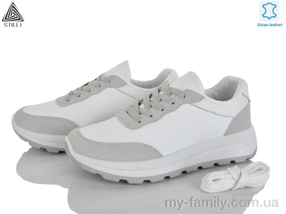 Кросівки натуральна шкіра-натуральна замша білий жінки -, Жіночі кросівки оптом