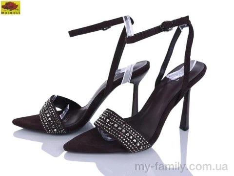 Босоножки искусственная замша коричневый женщины -, Женские босоножки оптом