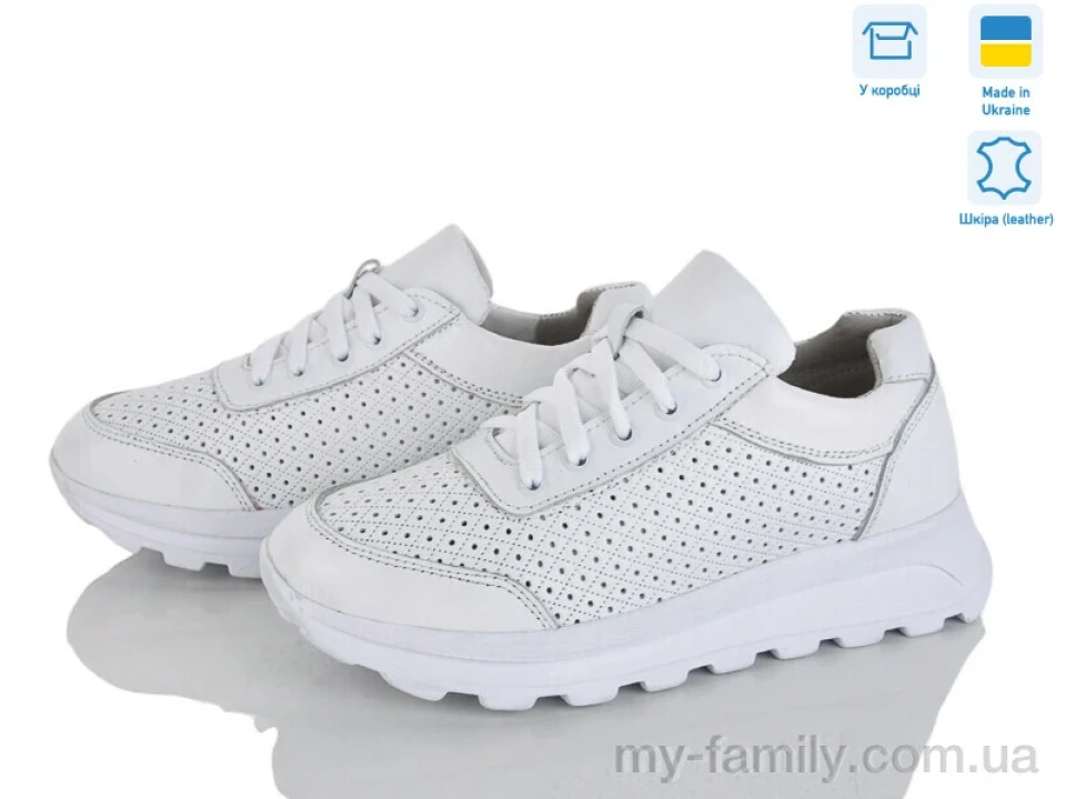 Кросівки натуральна шкіра білий жінки -, Жіночі кросівки оптом